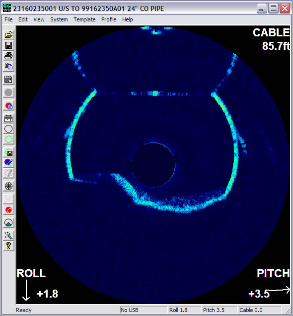 Sonar with Debris