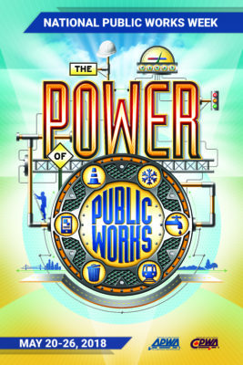 The Power of Public Works - NPWW 2018 poster